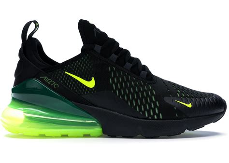 nike air max 270 zwart zwart oil grey volt|Air Max 270 neon.